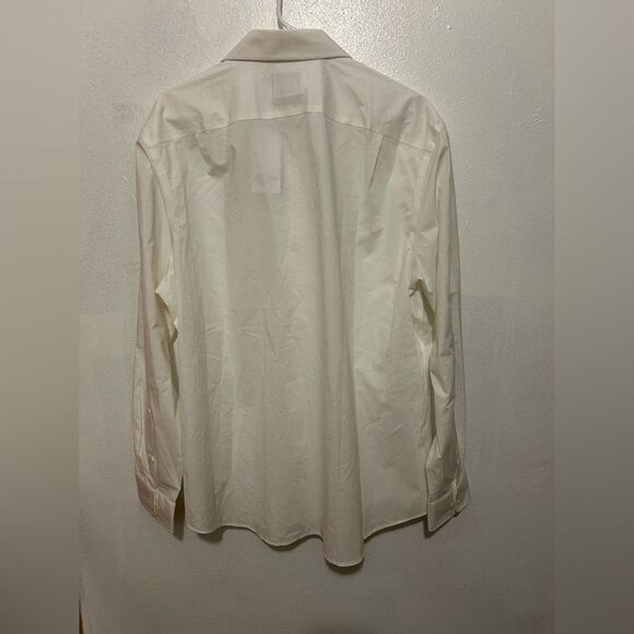 NWT Goodfellow & Co Dress Shirt White Standard fit size XL - Picture 2 of 8